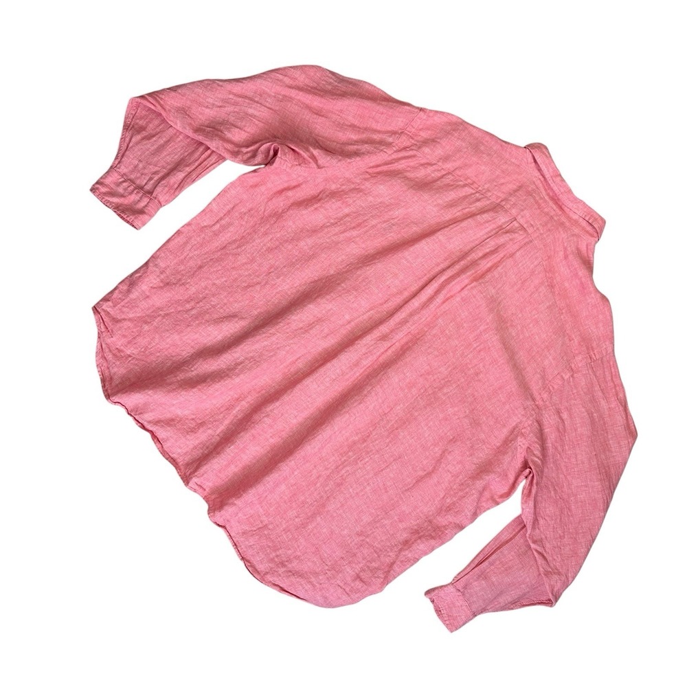 Polo Ralph Lauren Linen Long Sleeve Button Down Shirt Big & Tall Men 3XB Pink - Picture 4 of 11